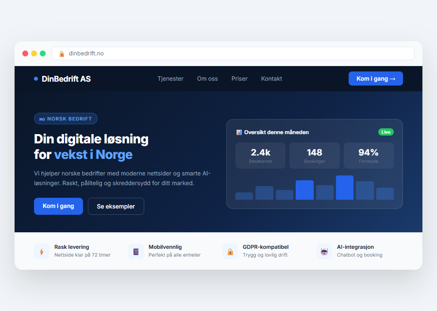Website example